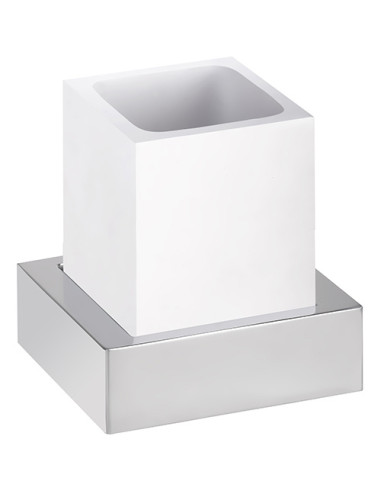 GAMMA: Toothbrush holder, white