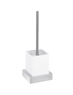 GAMMA: Wall mounted toilet brush holder, white