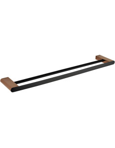 GALLA: Double towel holder, 600 mm