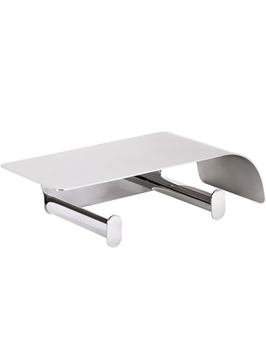 ORGANIC: Double paper holder with shelf