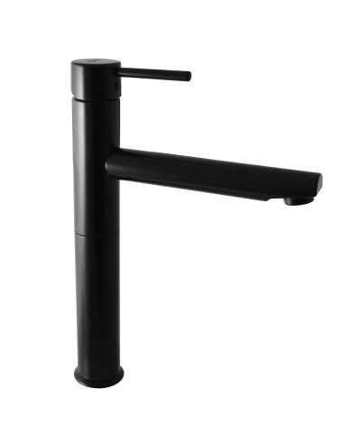 Washbasin faucet high SEINA, black matt - Barva černá matná,Rozměr 3/8''