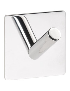 EASY: Single robe hook, polished