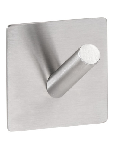 EASY: Single robe hook, brushed