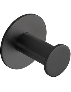 EASY: Single robe hook, black