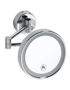 Cosmetic mirror with LED lighting, ø 200 mm