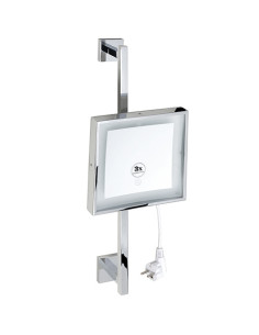 Cosmetic mirror with LED lighting 200 × 200 mm