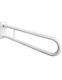 HELP: Folding grab bar in U shape 600 mm, white, with cover