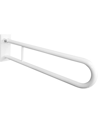 HELP: Folding grab bar in U shape 850 mm, white, with cover