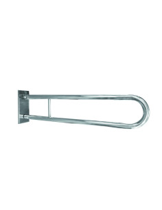 HELP: Folding grab bar in U shape 850 mm, Edelstahl, polished, with cover