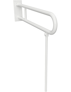 HELP: Folding grab bar in U shape 600 mm, white with cover