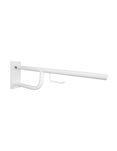 HELP: Foldable grab bar with TP Holder 760 mm, white, with cover