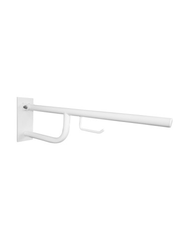 HELP: Foldable grab bar with TP Holder 760 mm, white, with cover