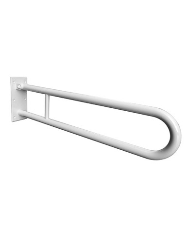 HELP: Folding grab bar in U shape, with TP holder 850 mm, white, without cover