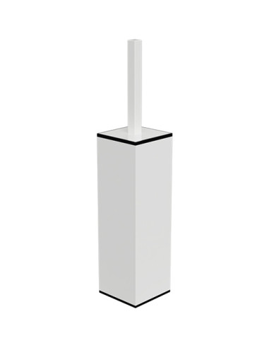 WHITE: Toilet brush holder free standing/hanging