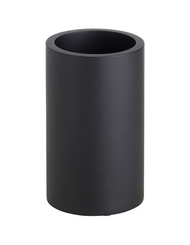 GAMMA: Round toothbrush holder free standing, black