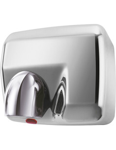 Automatic hand dryer, 2300 W, stainless steel, brushed