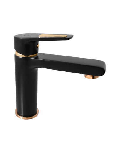 Washbasin faucet COLORADO, BLACK MATT/GOLD - Barva černá matná/zlato,Rozměr 3/8''