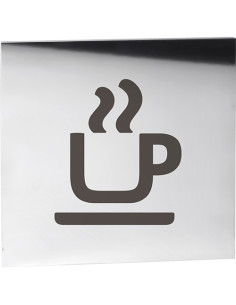 HOME: Pictogram – Cafe, square, polished