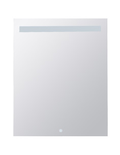 Mirror with LED lighting 600 x 800 mm, touch sensor