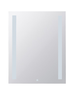 Mirror with LED side lighting, 600 x 800 mm