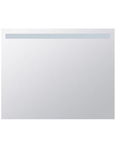 Mirror with LED lighting 1000 × 800 mm, touch sensor