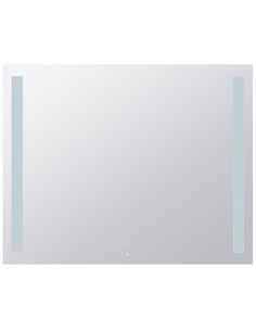 Mirror with LED lighting 1000 × 800 mm, touch sensor