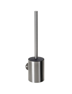 EASY01: Toilet brush holder with screws, brushed