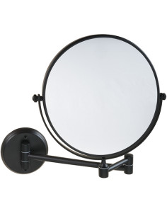 DARK: Double-sided cosmetic mirror, ø 200 mm, economy