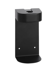 Holder for soap dispenser, round, black