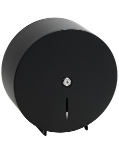 Jumbo-roll toilet paper dispenser, ø 260 mm, black