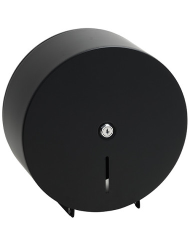 Jumbo-roll toilet paper dispenser, ø 260 mm, black