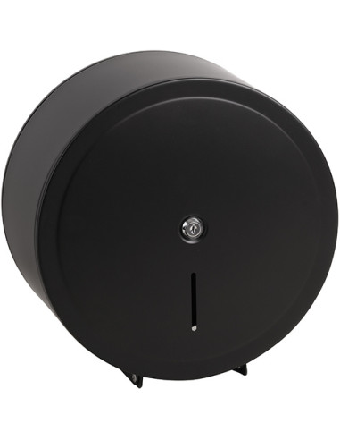 Jumbo-roll toilet paper dispenser, ø 310 mm, black