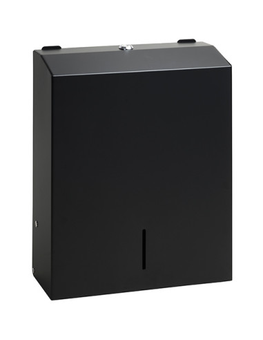 Paper towel dispenser, 370 mm, black