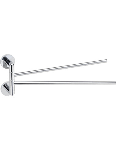 OBLA: Double towel holder, swivel