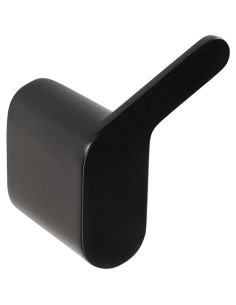 ORGANIC BLACK: Single robe hook