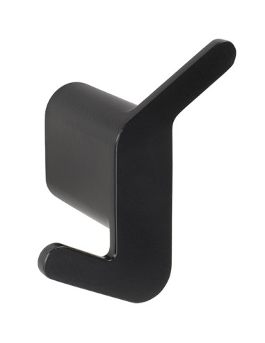 ORGANIC BLACK: Asymmetric robe hook