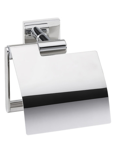 QUADRA: Toilet paper holder with cover