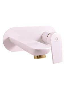 Built-in washbasin faucet COLORADO GLOSSY WHITE/GOLD -...