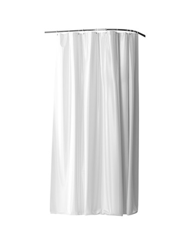 Shower curtain 200 cm, white