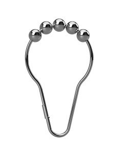 Steinless steel hooks for shower curtains (12 pcs.)