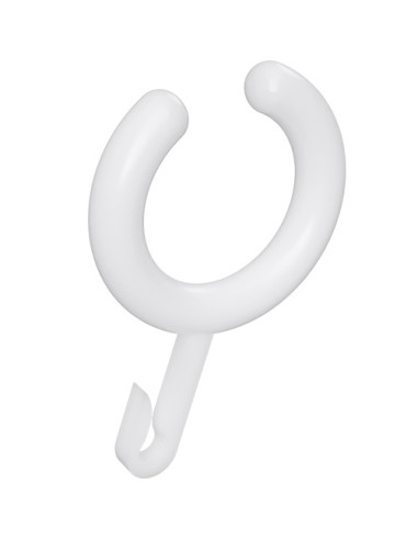 Plastic hooks for shower curtains (12 pcs.)