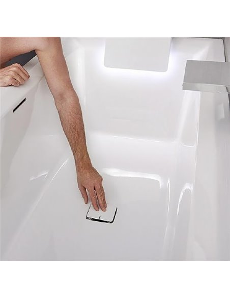 Riho Acrylic Bath Still Square 180x80 - 7