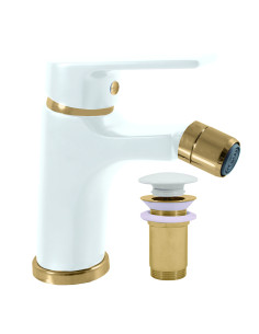 Bidet faucet COLORADO GLOSSY WHITE/GOLD - Barva...