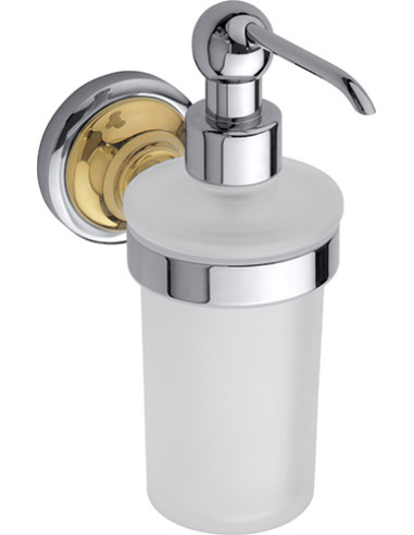 RETRO gold/chrome: Soap dispenser 230 ml