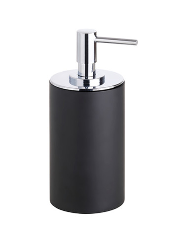 GAMMA: Round soap dispenser free standing, 250 ml, black