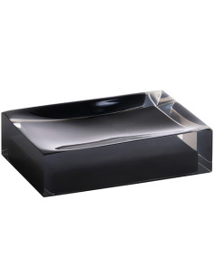 VISTA: Soap dish free standing, black