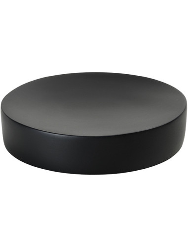 GAMMA: Round soap dish free standing, black