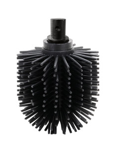 Spare silicone toilet brush without handle for 157113061,167113060, black