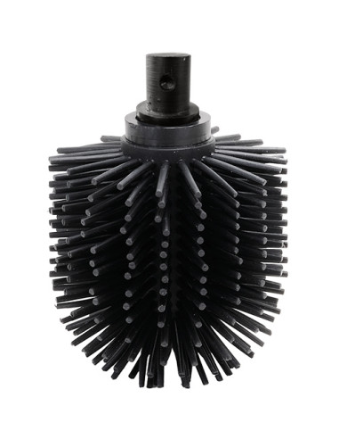 Spare silicone toilet brush without handle for 157113061,167113060, black