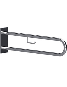 HELP: Grab bar in U shape with TP holder 813 mm, stainless steel, polished, without cover